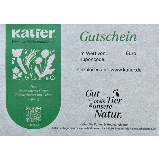 Gutschein per Post