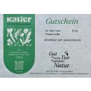 Gutschein per Post